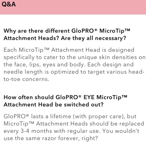 NIB GloPRO EYE MicroTip Attachment for BeautyBio Microneedling Tool - NEW IN BOX - Picture 8 of 12